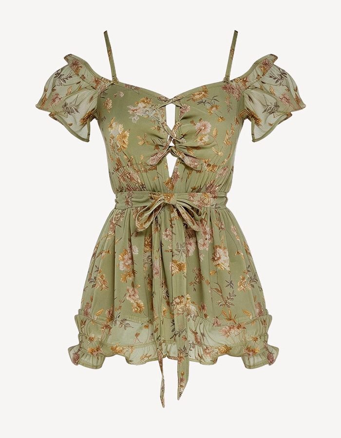 Mediterranean Escape Wrap Dress
