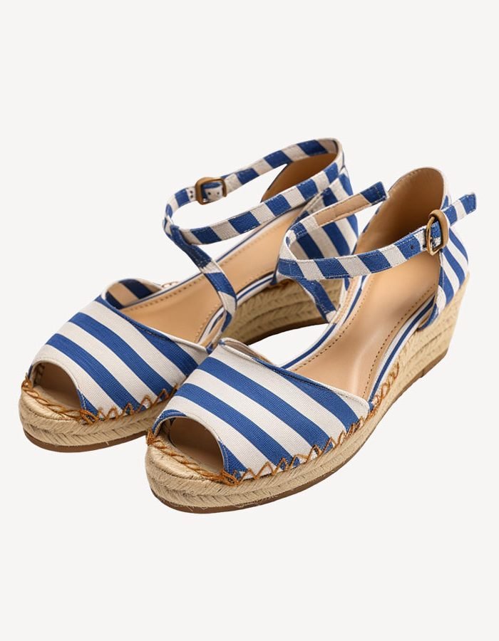 Santorini Leather Platform Sandals